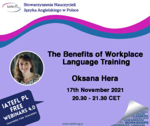 The Benefits of Workplace Language Training – a webinar by Oksana Hera